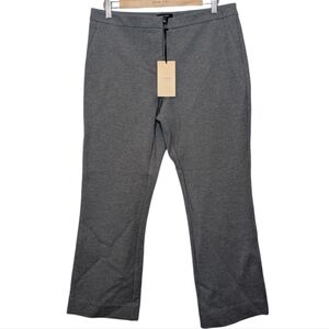 Halogen Nordstrom Grey Women's Flared Stretch Office Trouser Pants Size 10